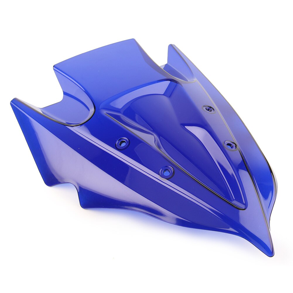 Motorcycle Windshield Windscreen Double Bubble For KAWASAKI Ninja 300 250 ABS Plastic: Blue