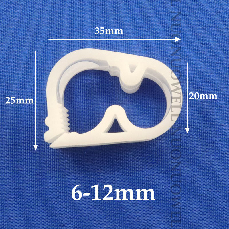 5-20pcs 3~18mm Adjustable PE Plastic Water Stop Clamp Fish Tank Soft Hose Pipe Flow Regulator Control Robert Clamp Switch Damper: Red / 3/4''