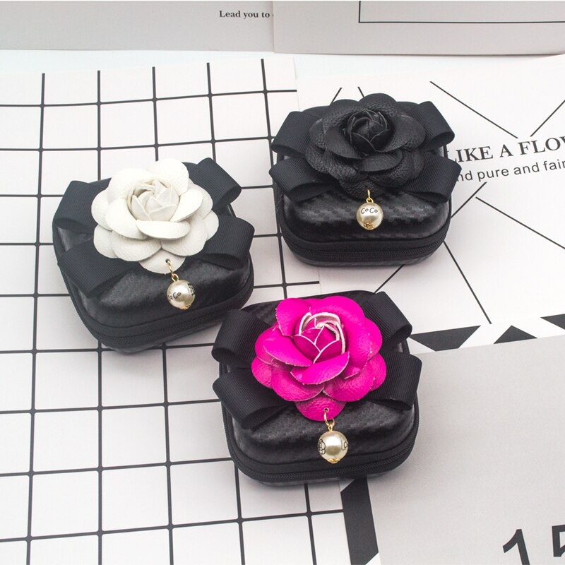 Vintage Retro Contact Lens Case Box With Mirror Travel Kit 2Pairs Container For Contact Lens Lenses Storage Box Glasses Case