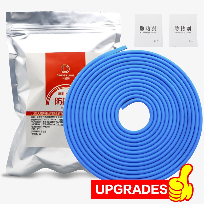 5 M "U" Type autodeur rubberen afdichting Geluidsisolatie afdichtstrip afdichting geluidsisolatie auto auto rubber seal Strips: 5 meters blue