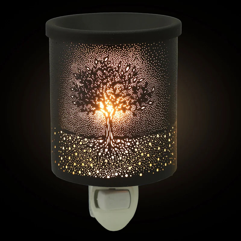 Metal Plug In Wax Warmer Electric Burner Scented Oil Night Lamp Aromatherapy Furnace Bedroom Incense Burner