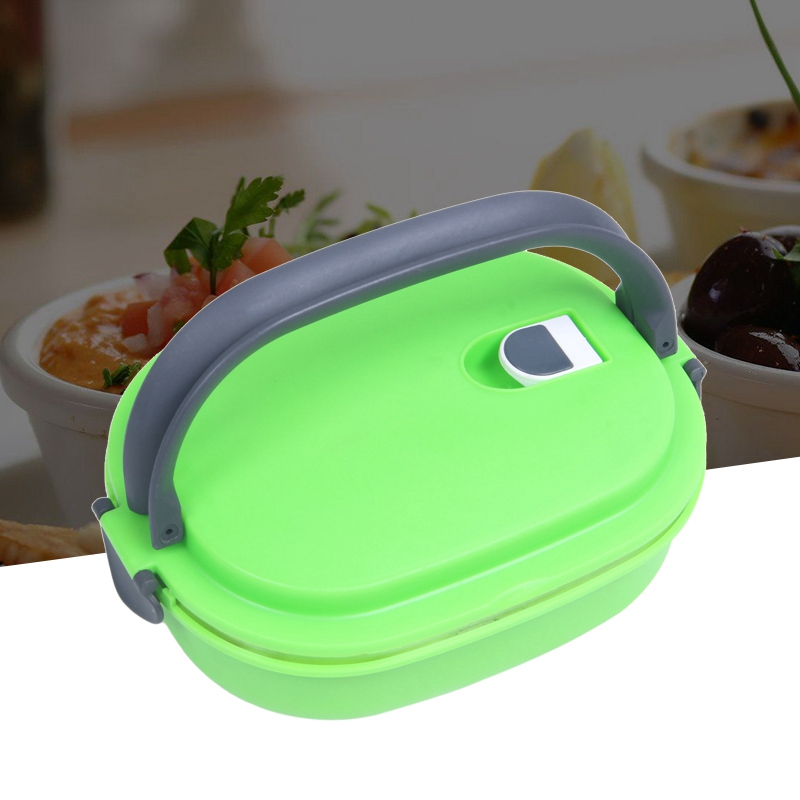 Insulated Lunch Box Food Storage Container Thermo Thermal Green