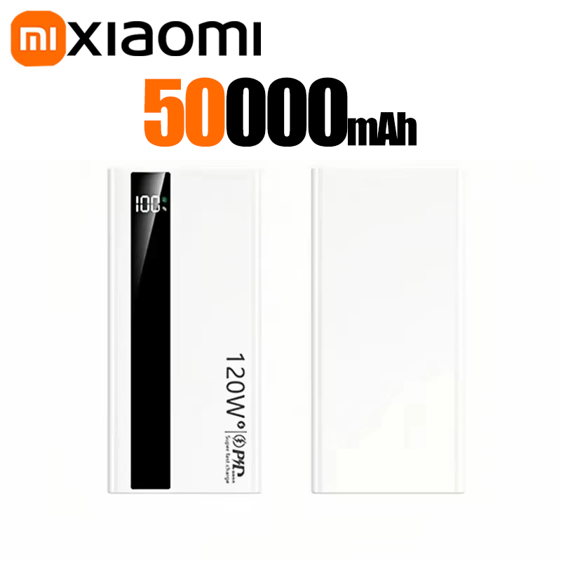 Xiaomi powerbank 200000 mah 120w caricabatterie portatile super veloce con capacità ultra elevata e display digitale a led per iphone: Rosso