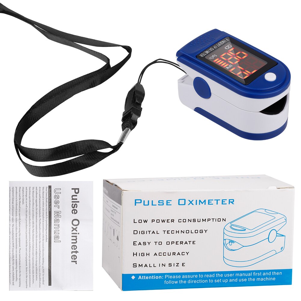 Finger Oximeter Pulse Detection Oximeter Blood Saturometer Monitor SPO2 PR Portable Pulse Oximeter Pulse Oximeter