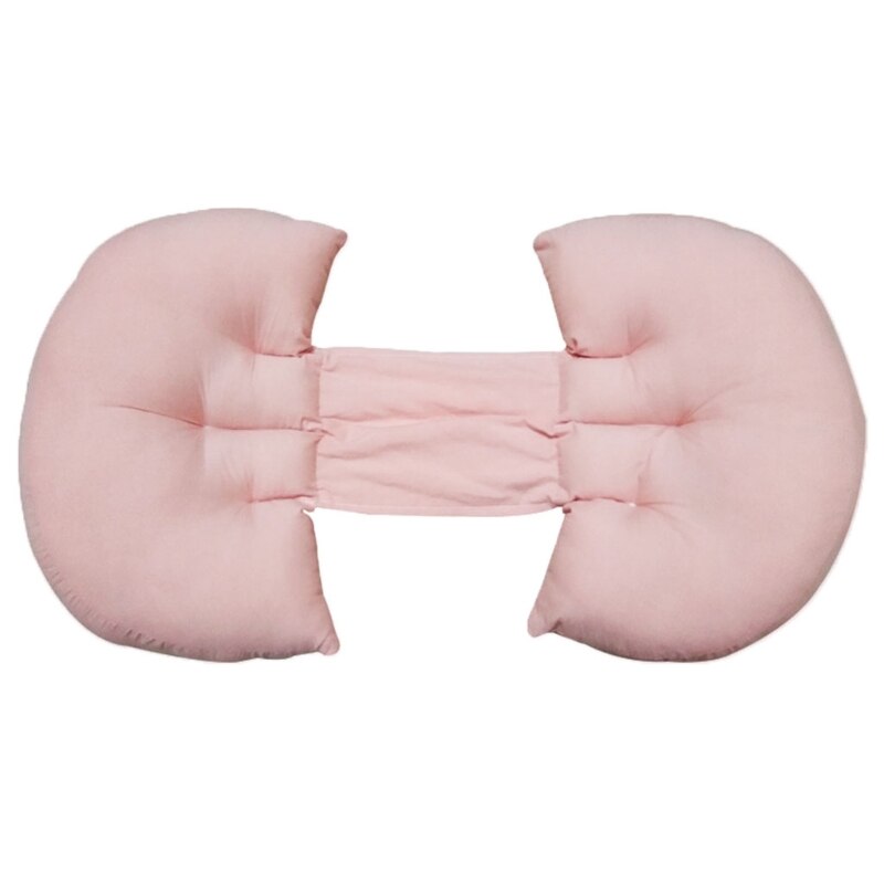 Oreiller de grossesse en forme de U pour femmes enceintes, Support de maternité, dormeur latéral, dos, hanches, jambes, ventre: Pink orange