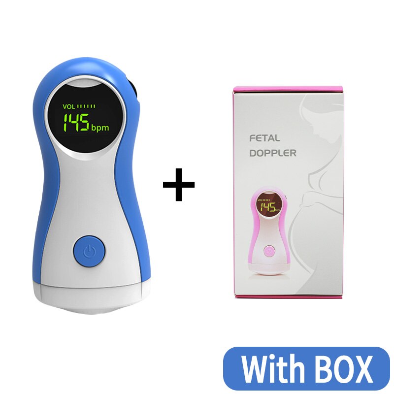 Ultrasound Doppler Fetal Portable Baby Monitor Doppler for Pregnant Women Handheld Sonar Doppler Pregnancy Doppler Detector: Blue Doppler Fetal