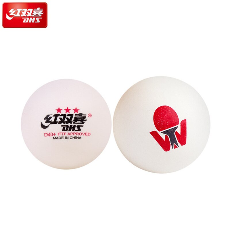 Dhs World Tour Tafeltennis Ballen 3 Ster D40 + Tafeltennis Nieuw Materiaal Plastic Poly Ping Pong Ballen