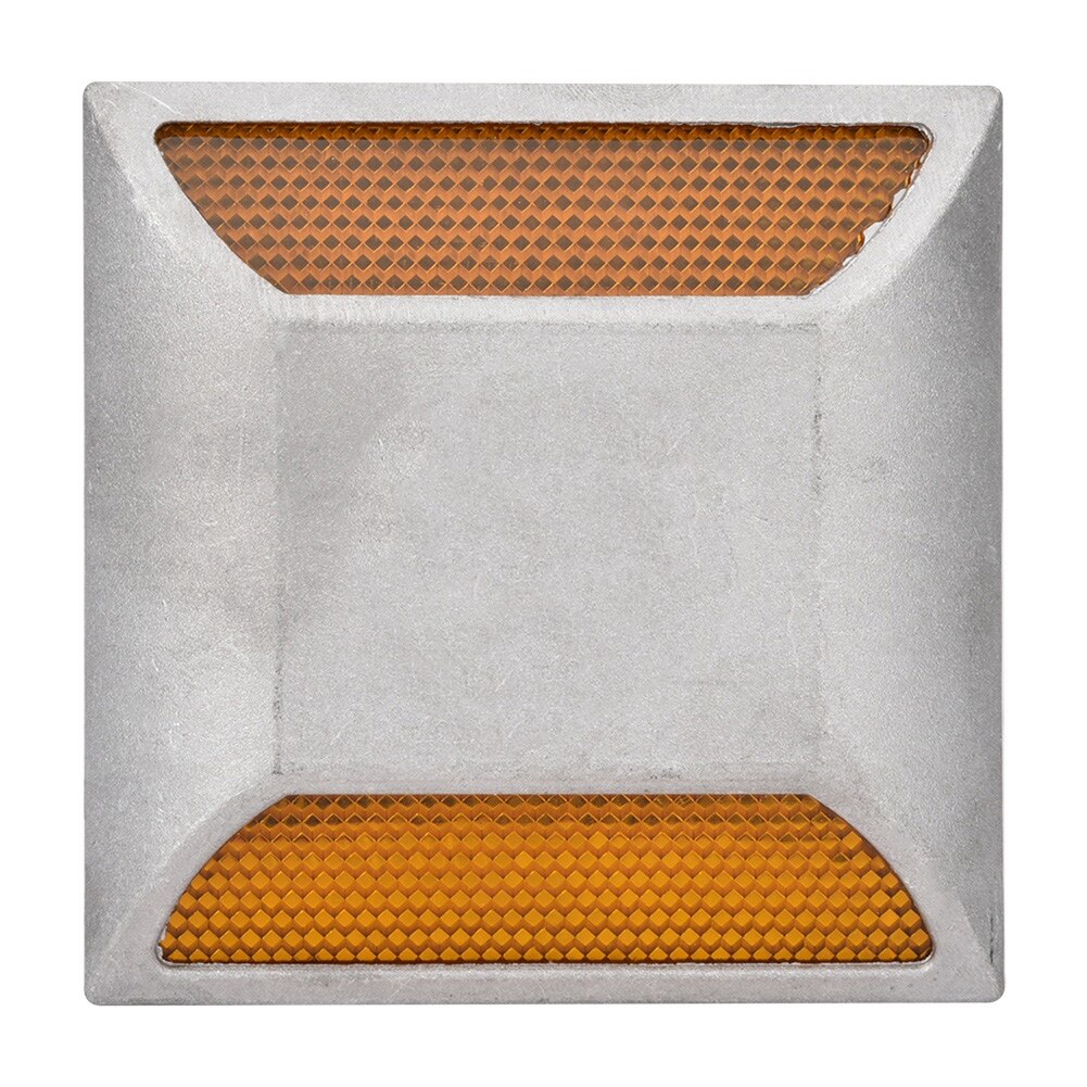 LED Road Guide Light Reflective Spike Cast Aluminum Beads Dual Protuberant Signpost Reflective Spike Raised Sign