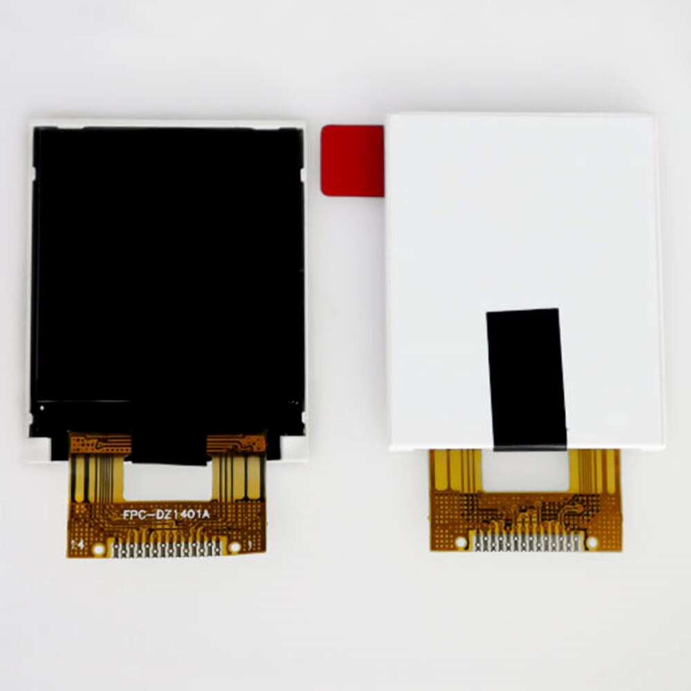 1,44 pulgadas TFT puerto serie LCD pantalla 14PIN ST7735S unidad 128x128 HD todo color soldadura gran ángulo de visión paso de 0,8mm