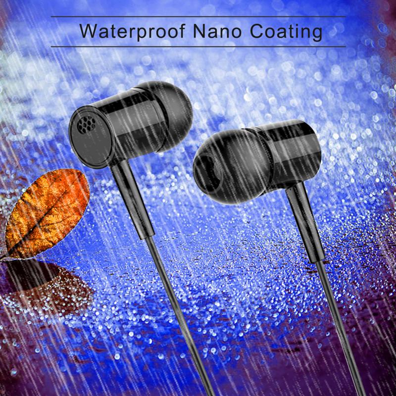 Duurzaam Stereo Bass In-Ear Oortelefoon In-Ear Met Controle Speaker Wired 3.5Mm Headsets Met Microfoon 3.5mm Jack In-Ear Sport Oortelefoon