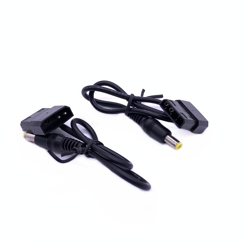 2PCS,PC 4PIN Molex 5.5mm X 2.1mm DC Power Cable 12V 2A for RGB Control Box LED