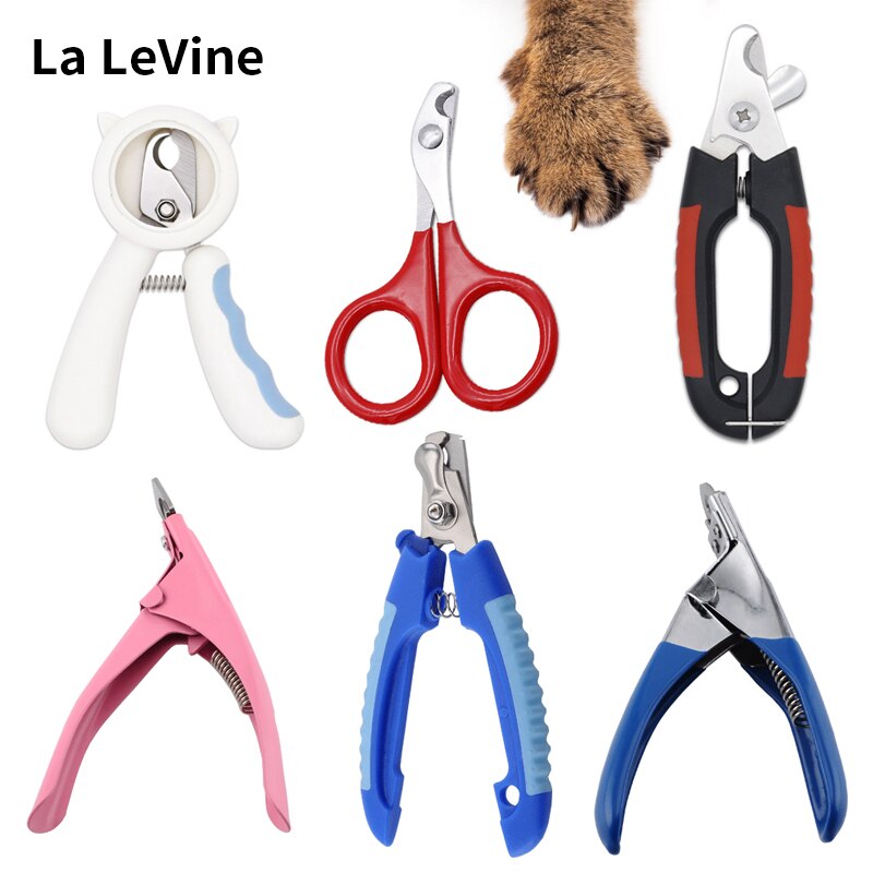 LA LEVINE perro gato productos cortaúñas tijeras seguro de Accesorios para herramientas artículos para uñas Anti-arañazos Manicura en casa