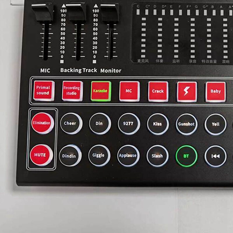 M9 audio sound card 3,5mm microphone headset live broadcast studio telephone computer bluetooth sound adapter for computer