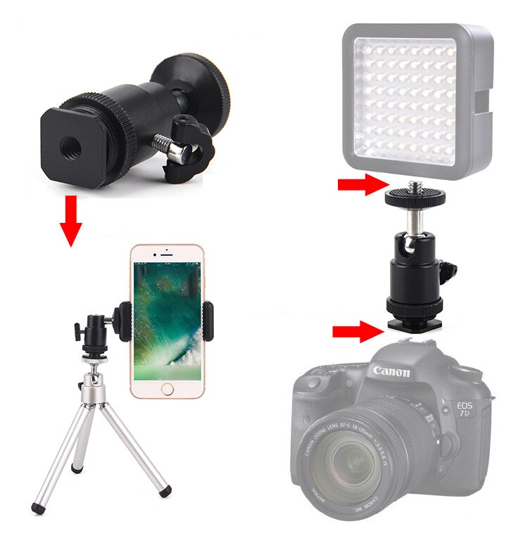 SLR camera accessories shoe gimbal stabilizer tripod micro single camera photography video light adapter universal