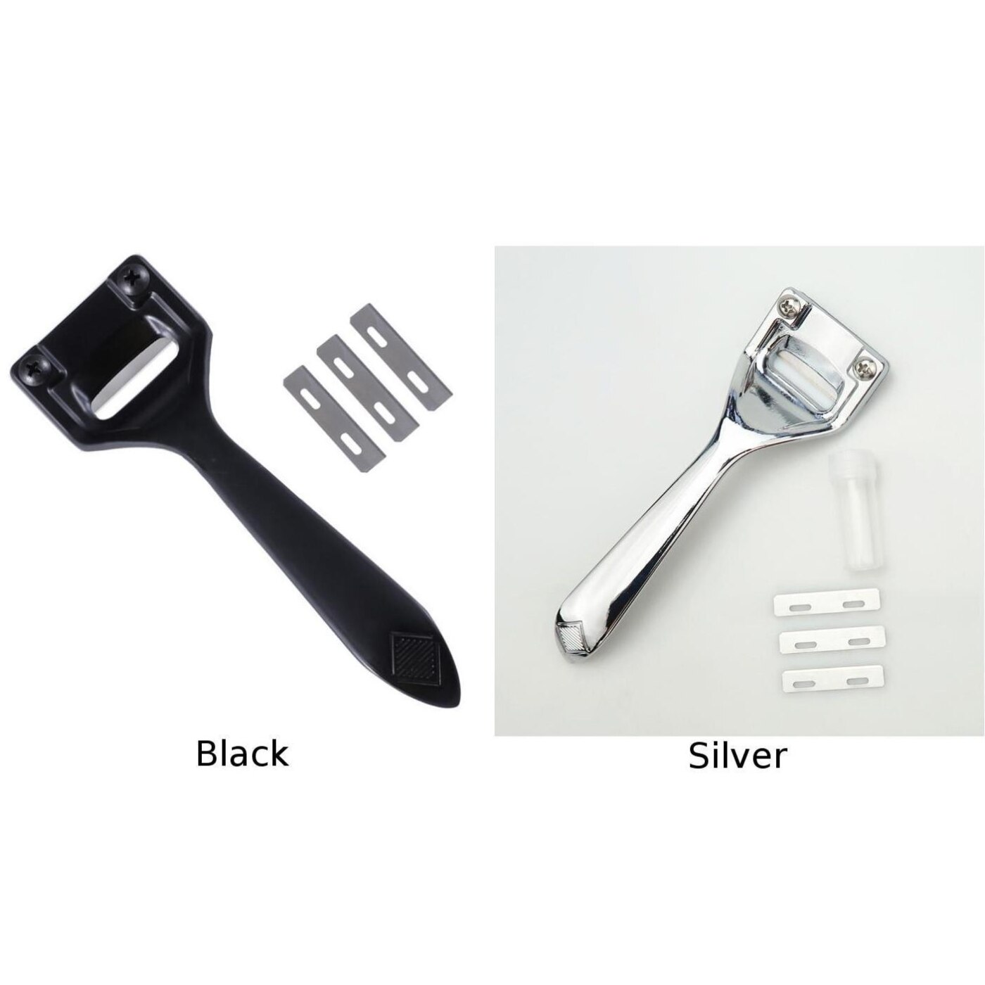 1*Skiver+3*Blades DIY Leather Craft Super Edge Skiving Thinning Tool Leather Skiving Tool Alloy Steel