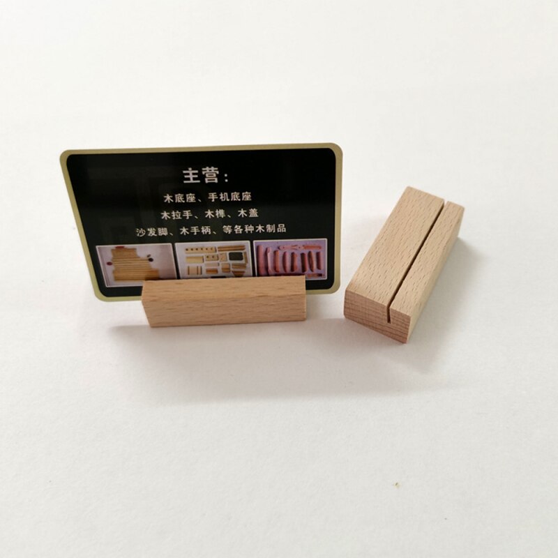 Présentoir de cartes en bois, palette en bois, porte-cartes de siège de bureau, décoration de fête DIY, 5 pièces/lot: 4