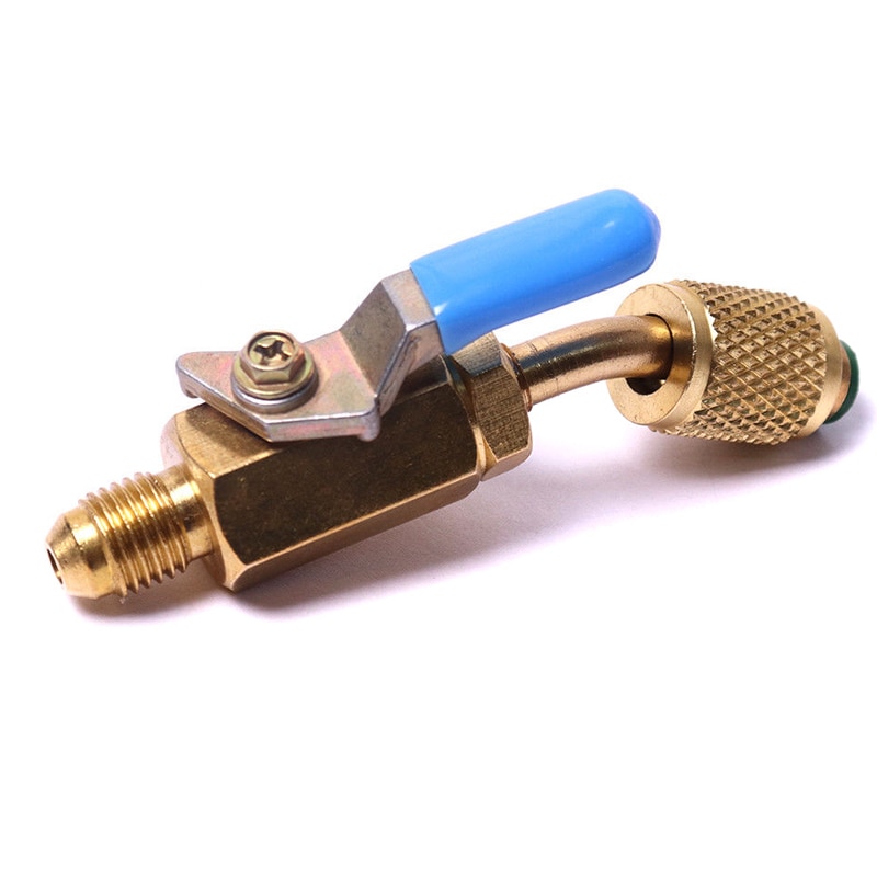 3 Pcs A/C Charging Hoses Shut Off Ball Valve AC Refrigerant for R12 R134a R410A NJ88