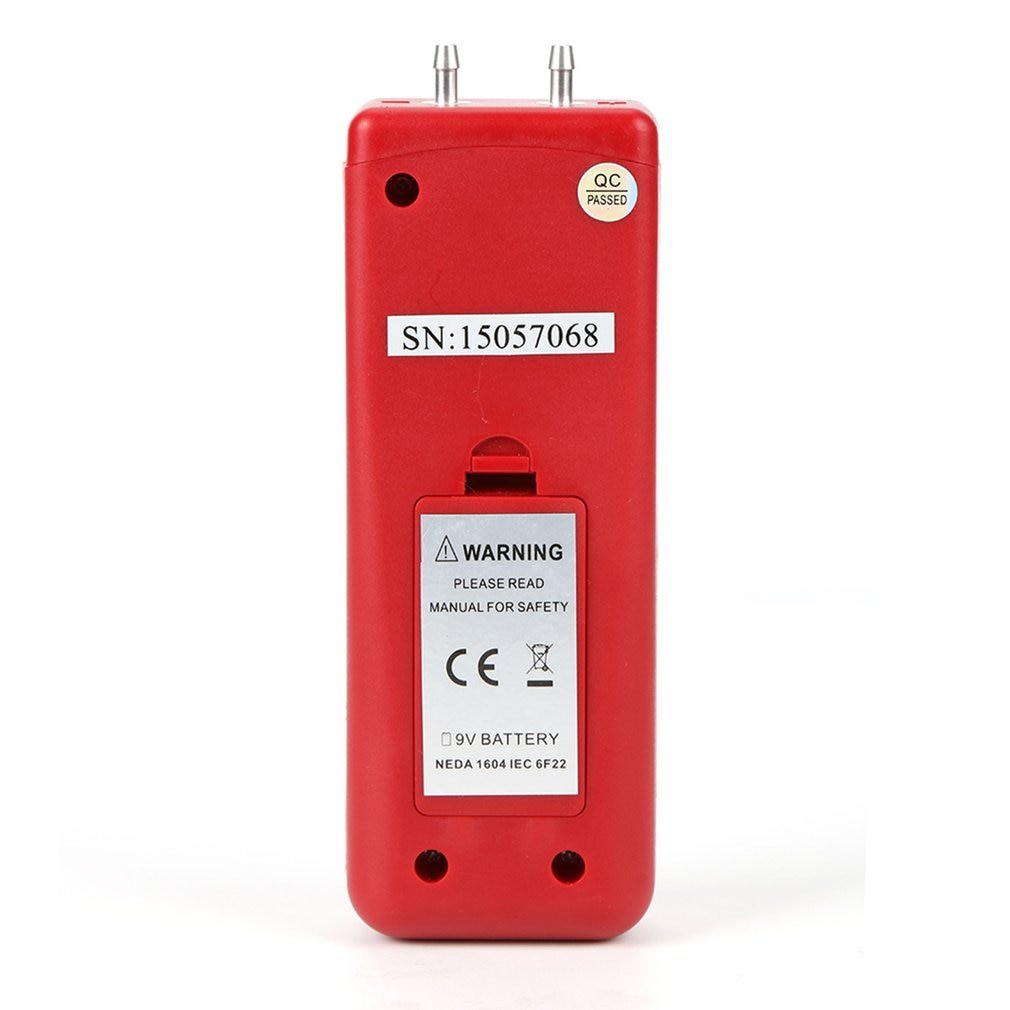 TL-100 Digitale Manometer Luchtdruk Meter Draagbare Manometers Handheld U-Type Drukverschil Meter