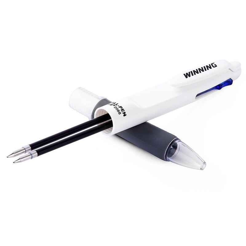 1 PCS Blue And Red Double Ink Color Ballpoint Pen Office Business Ball Pen Student Pen