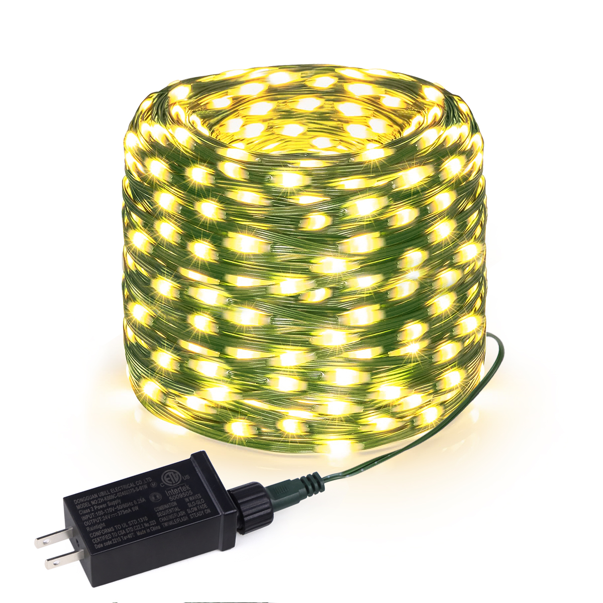 10M-100M Super Bright 24V LED String Lights Green Wire Leather Fairy Lights Outdoor Waterproof Garland Garden Christmas Decor