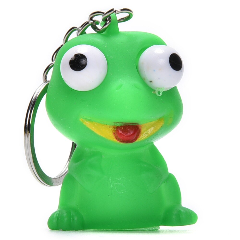 Grote ogen pop sleutelhanger knijpspeelgoed grappige anti-stressbal dier ventilatie speelgoed nieuwigheid producten telefoonbandje