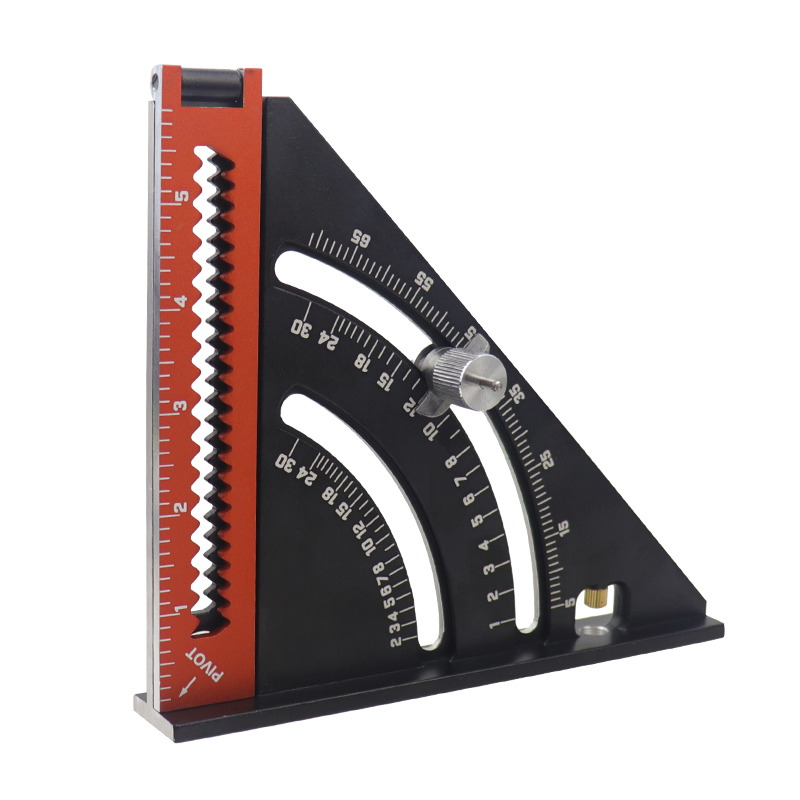 Multi-Function Folding Angle Ruler Triangle Ruler Square Angle Protractor Marking Gauge Miter Scriber Measuring Tools