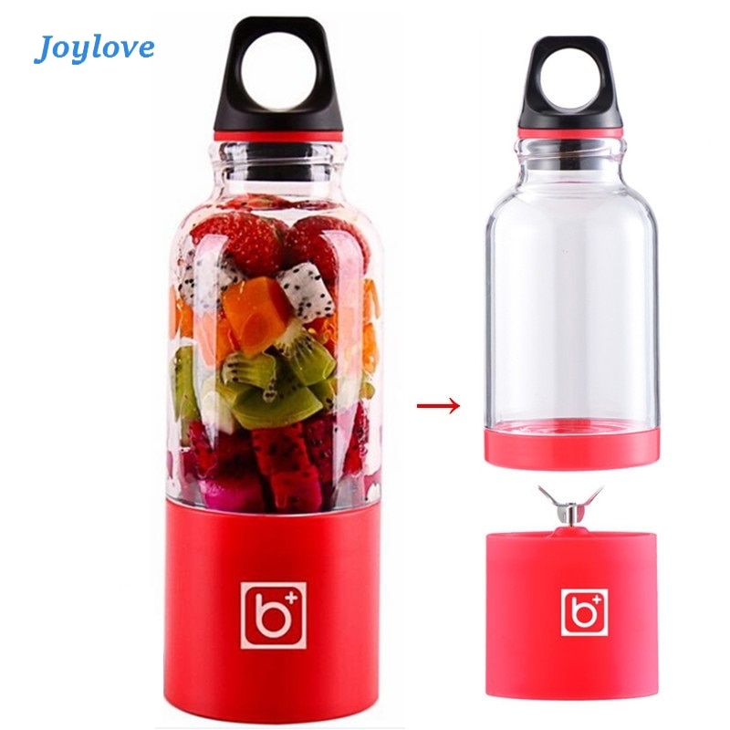 Joylove 500 Ml Fruit Juicer Cup Elektrische Draagbare Blender Usb Smoothie Machine Extractor Oplaadbare Mini Blender Maker Fles