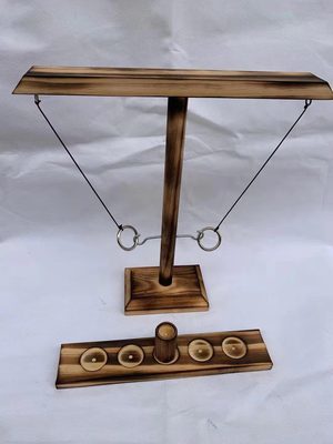 Ring Toss Met Shot Ladder Bundel Handgemaakte Games Craggy Games Handgemaakte Houten Ringtoss Haken Voor Bars Home Speelgoed: 02