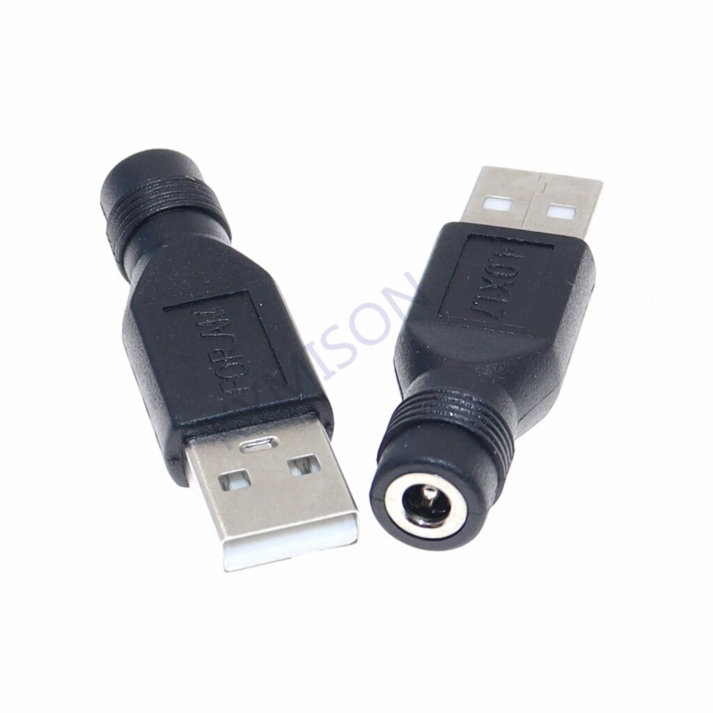 Micro USB / USB 2.0 Male to DC 3.5*1.35 / 4.0*1.7 mm Female Plug Jack Converter Laptop Adapter Connector