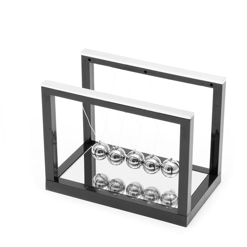 Newtons Cradle Steel Balance Ball Fun Decoration Physics Science Toy