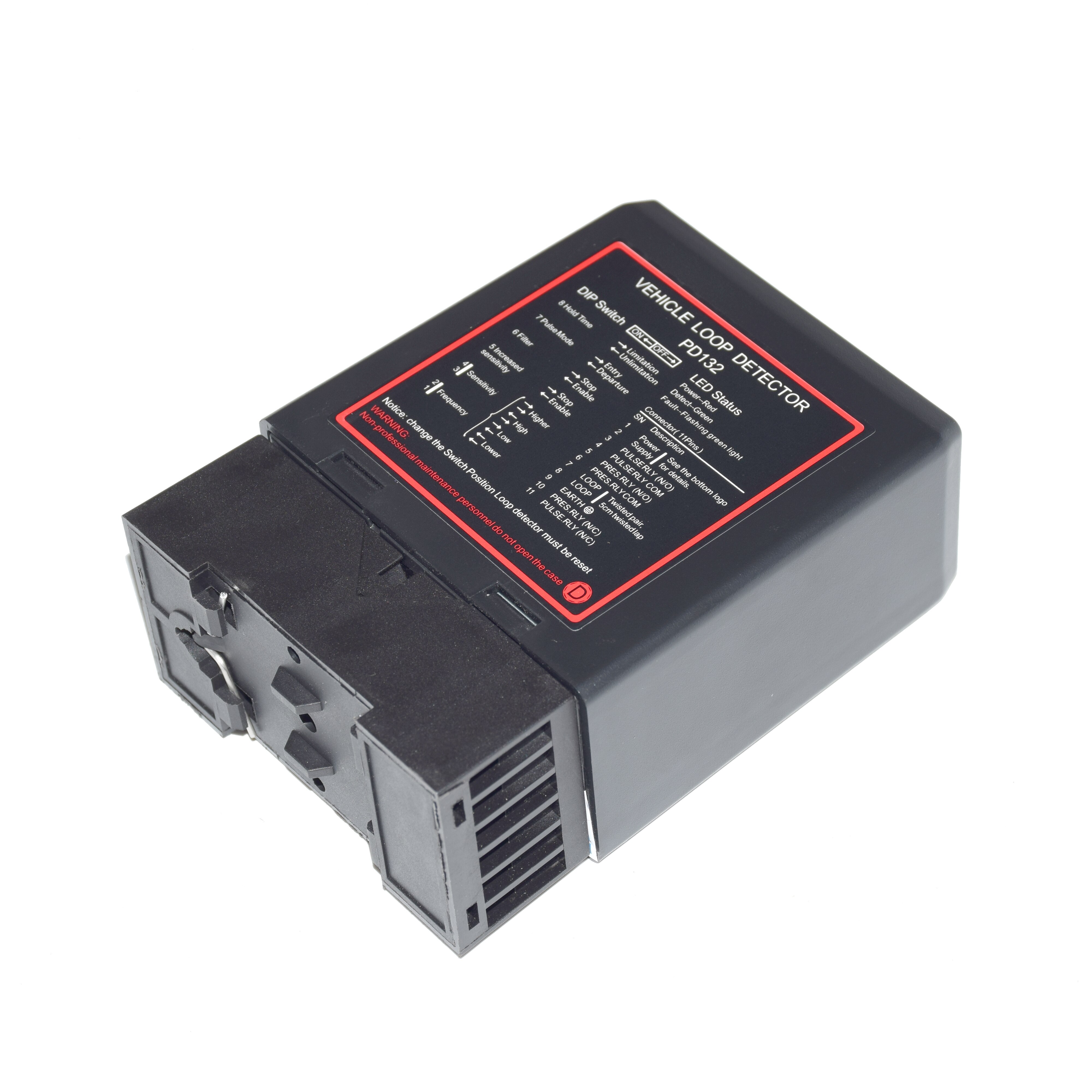 AC 110V 200V single Channel Traffic Loop Vehicle Detector with 50m Loop Cable Coil