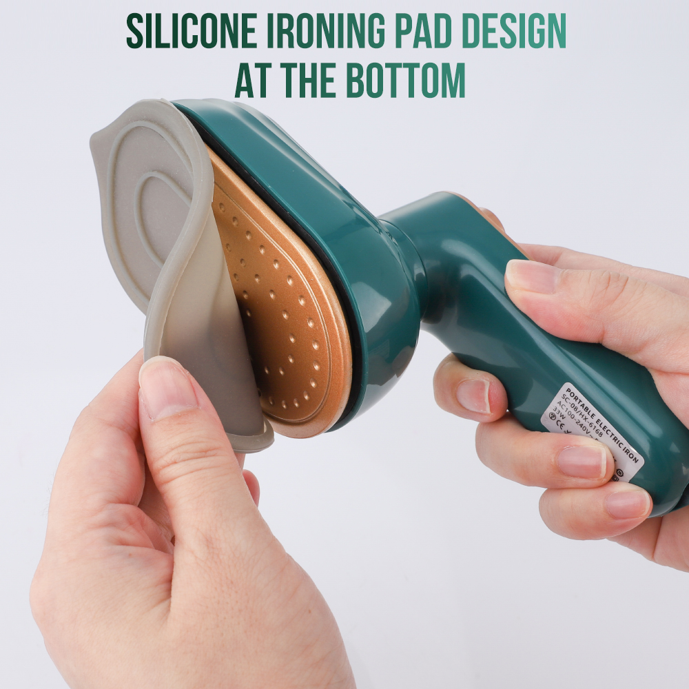 Upgrade Portable Mini Ironing Machine 180°Rotatable Handheld Steam Iron Foldable Travel Garment Steamer Steam Iron
