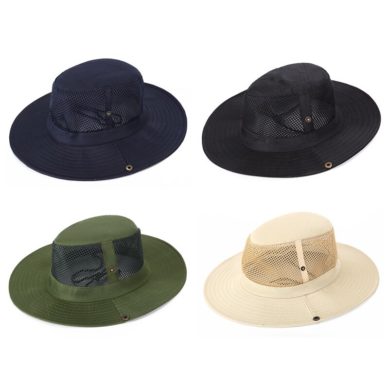 Unisex kvinder herre sommer afslappet trendy strandkasketter panama jazz nethat foldbar solhat cowboy fedora solid solhat