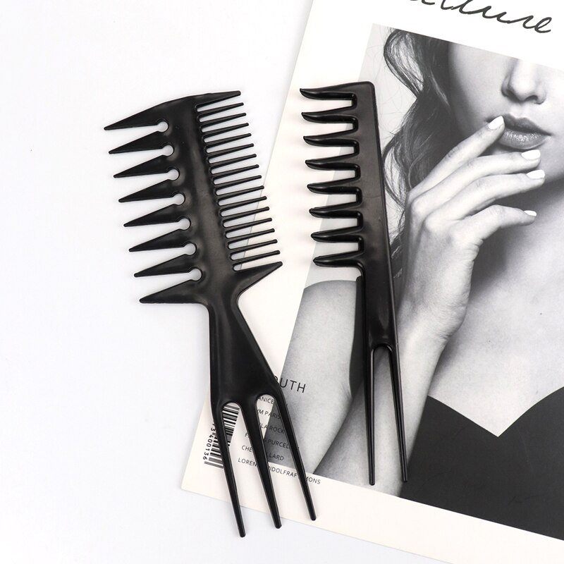 Stylist Comb Set Salon Barber Hair Combs Brush For Women Black Tail Comb 10Pcs/Set Hair Care Styling Tool