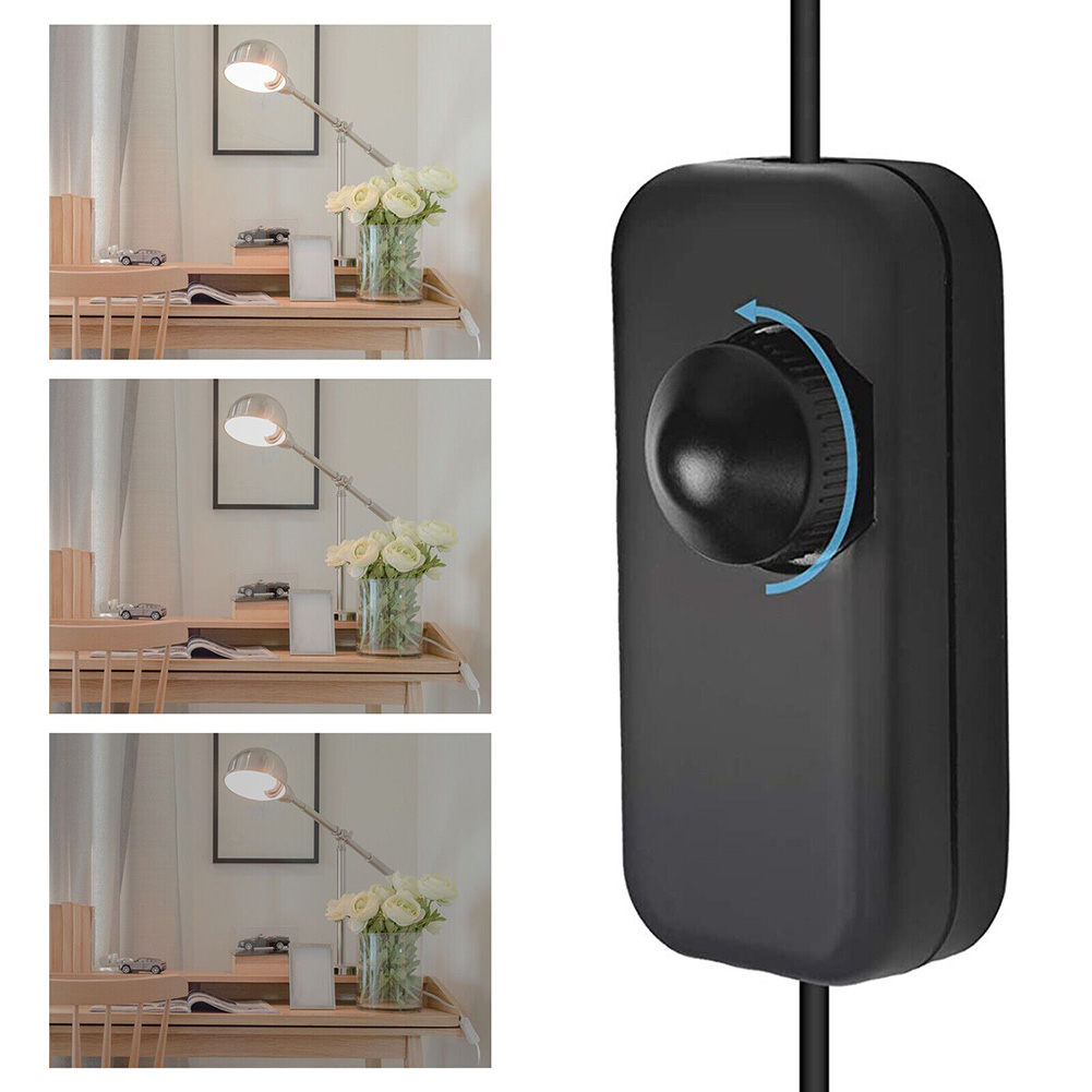 1pc led dimmer interruptor em linha botão rotativo embutido 80*36*36mm 220-240v controle dimmer 2 cores para acessórios de ferragens domésticas