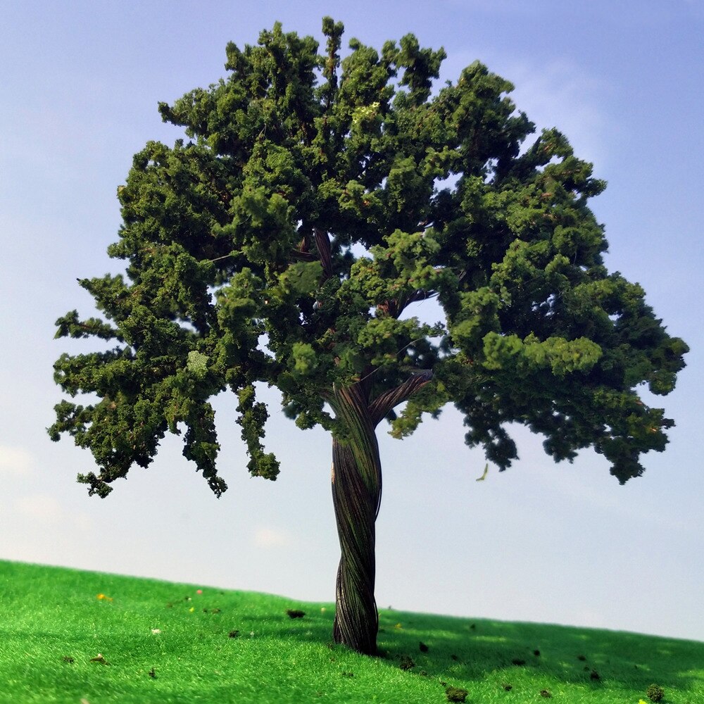20-40 cm, green trees, building sand table model, model trains tree, green building material model railway layout