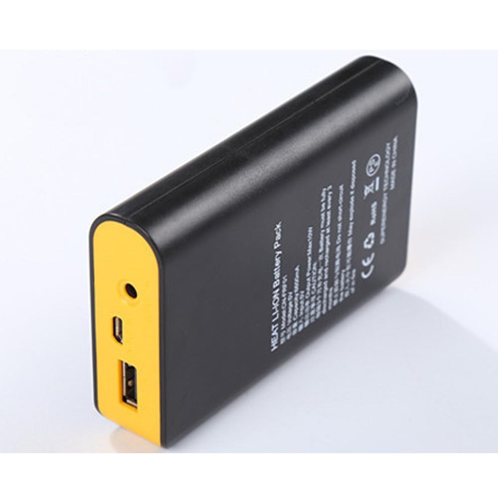 Chaleco de invierno cálido traje de calefacción USB seguridad ropa de calefacción inteligente grafeno fibra de carbono Chaleco de calefacción superior Unisex: Power Supply