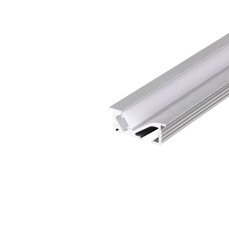 0.5M Hotel lobby LED light strip aluminum alloy linear light slot embedded skirting lighting lamp shell concealed installation