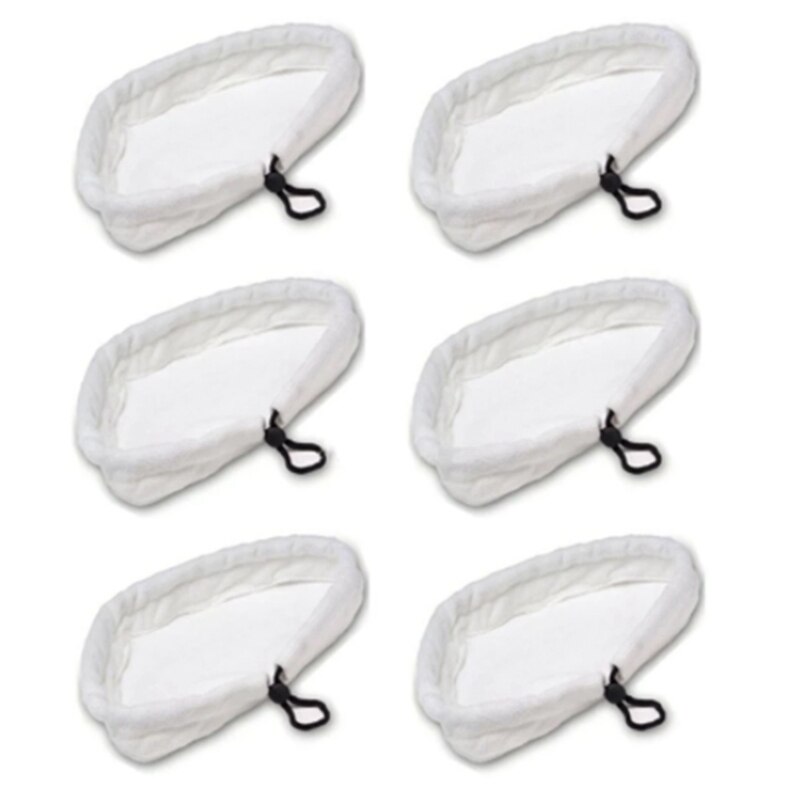 6PCS Wischen Tuch Pads Ersatz für H2O H20 Steam Mop Tücher Teile Zubehör: Default Title