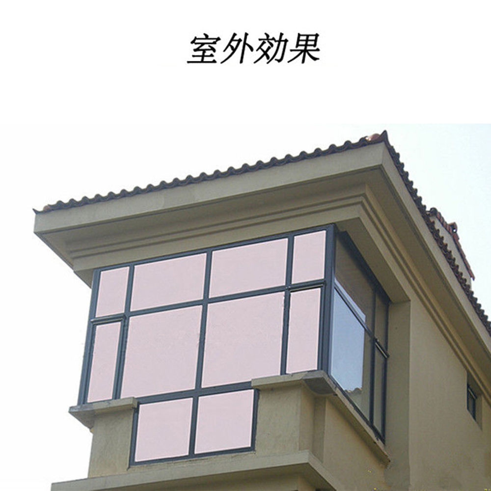 Sunice Silver&amp;Bronze reflective Window Film One Way Mirror Insulation Stickers UV Rejection Privacy Window Tint Films Home Decor