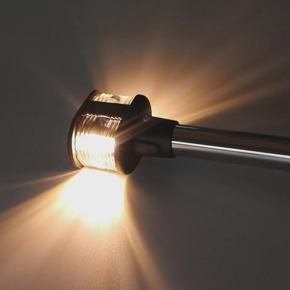 Vedenpitävä led -navigointivalo 360 asteen meren veneen perävalaisin 12v ja 4500k lamppua venetarvikkeisiin