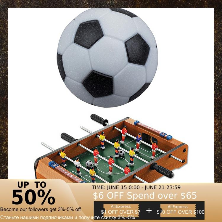 1 Uds., 32mm, blanco y negro, máquina de plástico para futbolín, Fútbol verde, accesorios de fútbol, resina W3V5