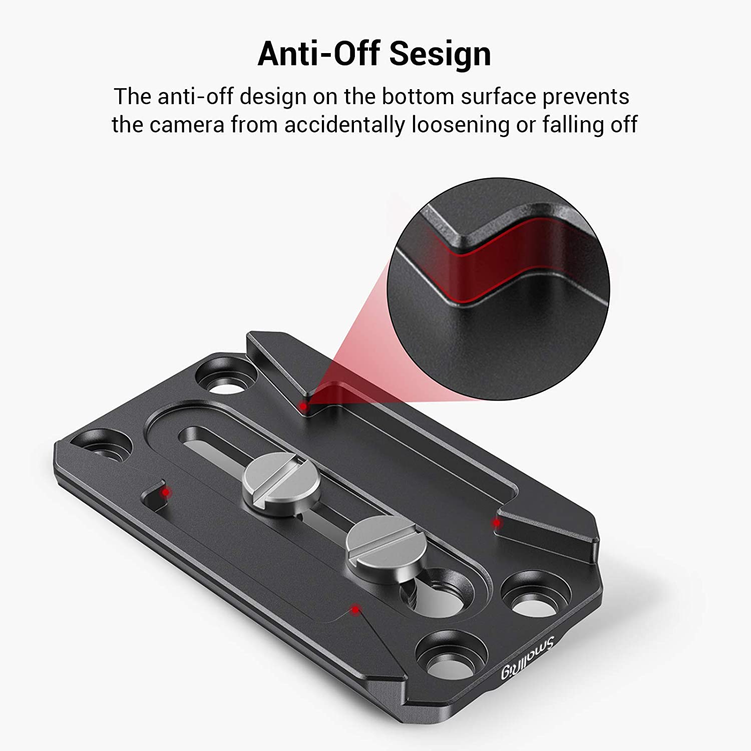 SmallRig Quick Release Plate DSLR Camera Plate QR Plate Quick Dovetail ( fr manfrotto tripod plate 577, 501, 504, 701.. ) 1280