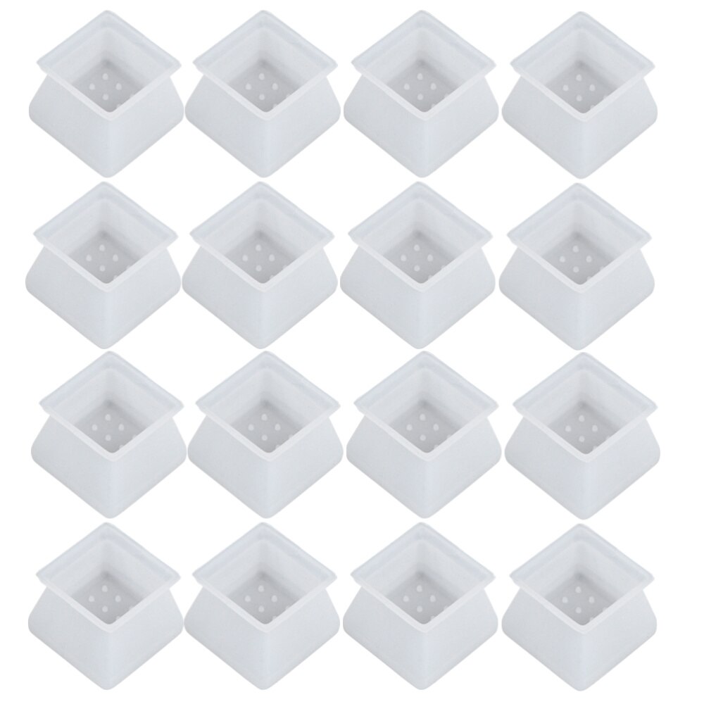 32Pcs Silicone Anti-Slip Tafel Been Bescherming Pad Stoel Benen Beschermhoes Anti-Slip Silica Tafel Matten stoel Been Cap (Whit