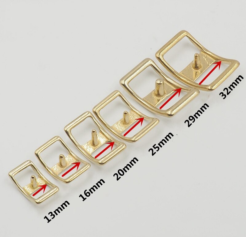 13-38mm Inner Brass NonWelded Adjustable Buckle Adjustment Webbing Strapping For Bag Leather Belt Craft Trimits Accessories