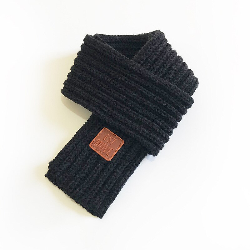 Écharpe en tricot pour chien et chat, accessoire de toilettage pour petit et moyen gabarit, Chihuahua, carlin, Corgi, caniche: black