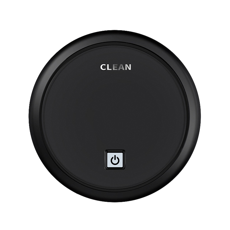 Automatic Robot Wireless Vacuum Cleaner Sweeping USB Charging Intelligent Lazy Vaccum Cleaner Robots Household Machine Cocina: Black without brush