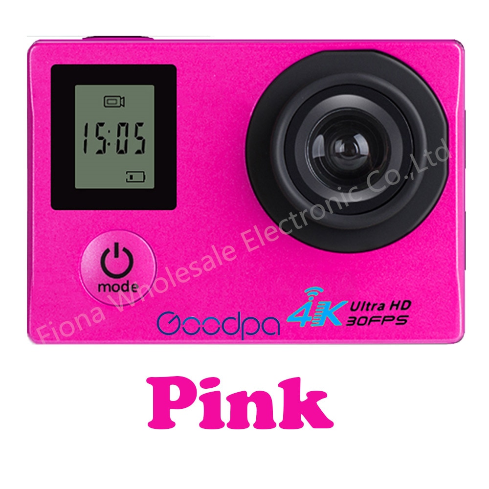 100%  originele goodpa  f60/f60r action camera 2.4g afstandsbediening ultra  hd 4k 12mp action videocamera waterdichte sportcamera