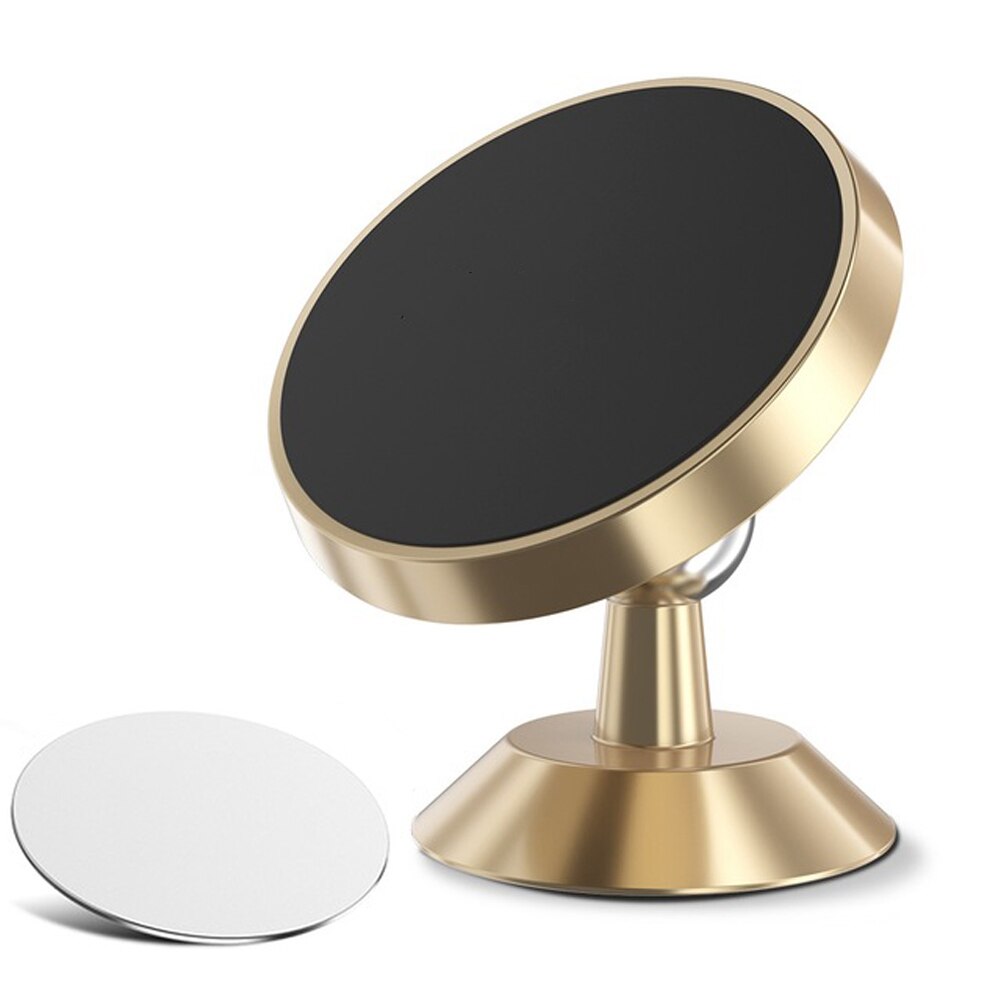 Magnetic Car Phone Holder Dashboard Phone Holder Stand Bracket For IPhone xs max For Huawei P20 Lite Magnet Air Vent Grip Mount: C-Gold