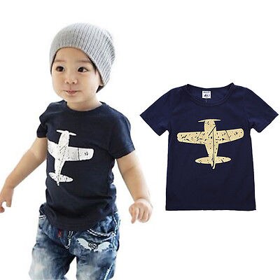 Baby Boy Summer T Shirt Kids Short Sleeve T-shirt Tops Toddler Boys Summer Clothes Top tee